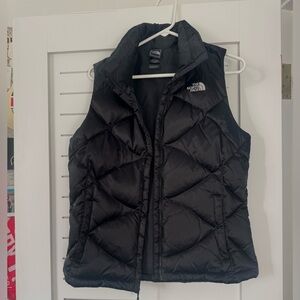 The North Face Black Quilted Vest